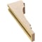 Ekena Millwork 3"W x 6"D x 18"H Thin Pescadero Rough Cedar Woodgrain TimberThane Corbel, Primed Tan CORUR03X06X18PECRCPR - alternate 2